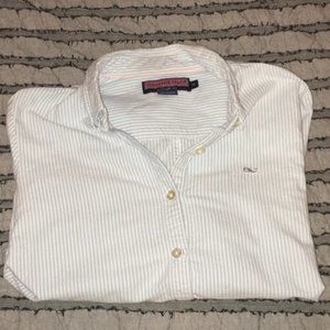 Sear-sucker Vineyard Vines Women's Button Down